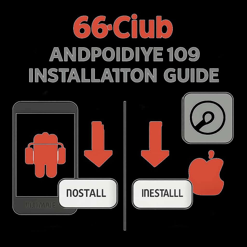 Diagram illustrating the installation steps for 66 Club.