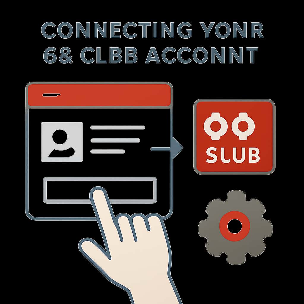 An educational illustration regarding the connection process of 66 Club accounts.