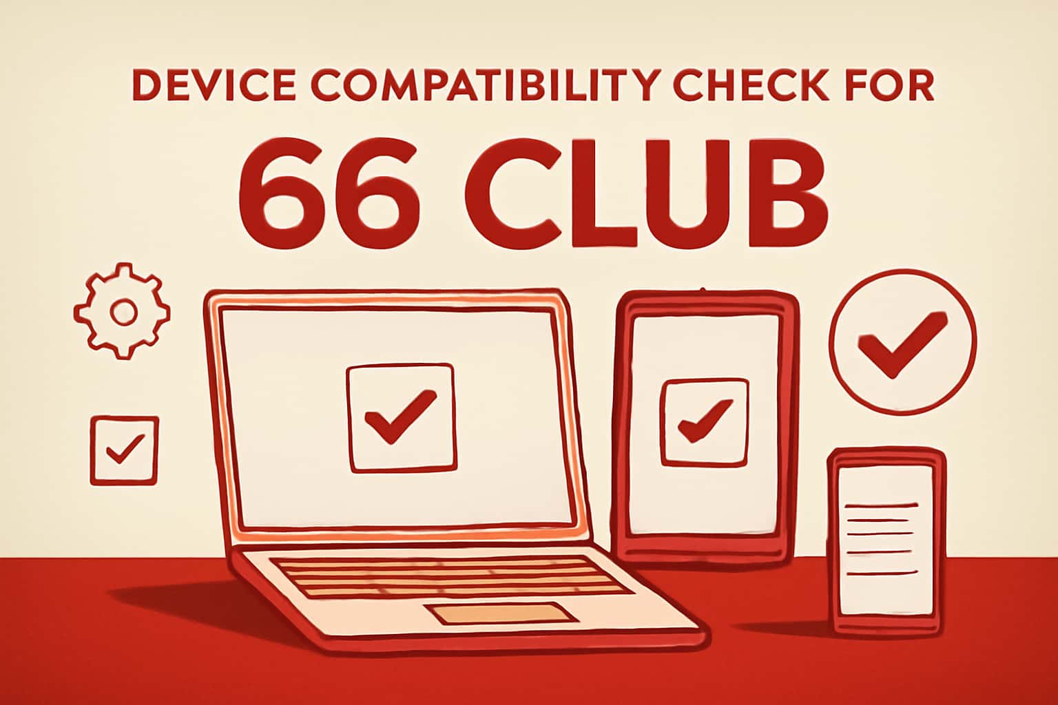 Visual representation of Device Compatibility Check for 66 Club, showcasing technical compatibility aspects.