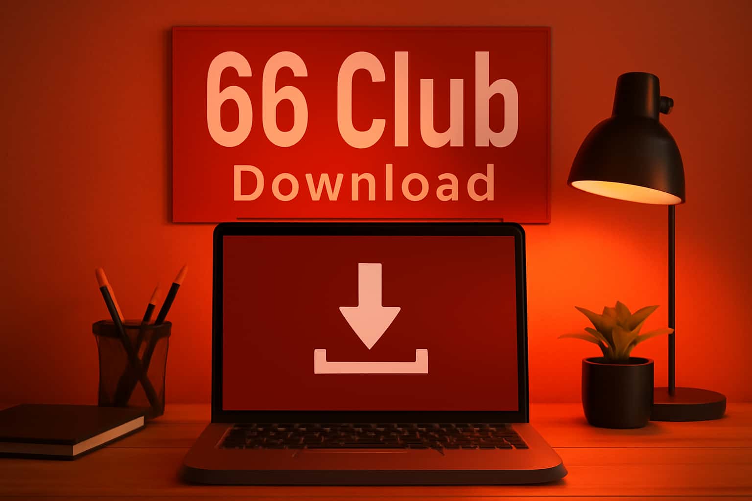 An informative visual representation for the 66 Club Download guide, showcasing app features.