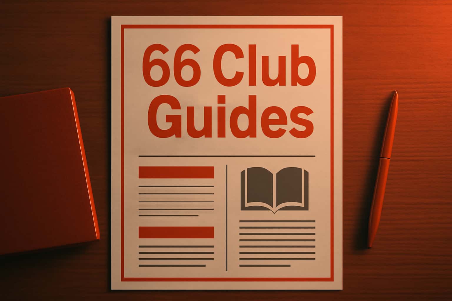 An informative visual representation highlighting the 66 Club Guides.