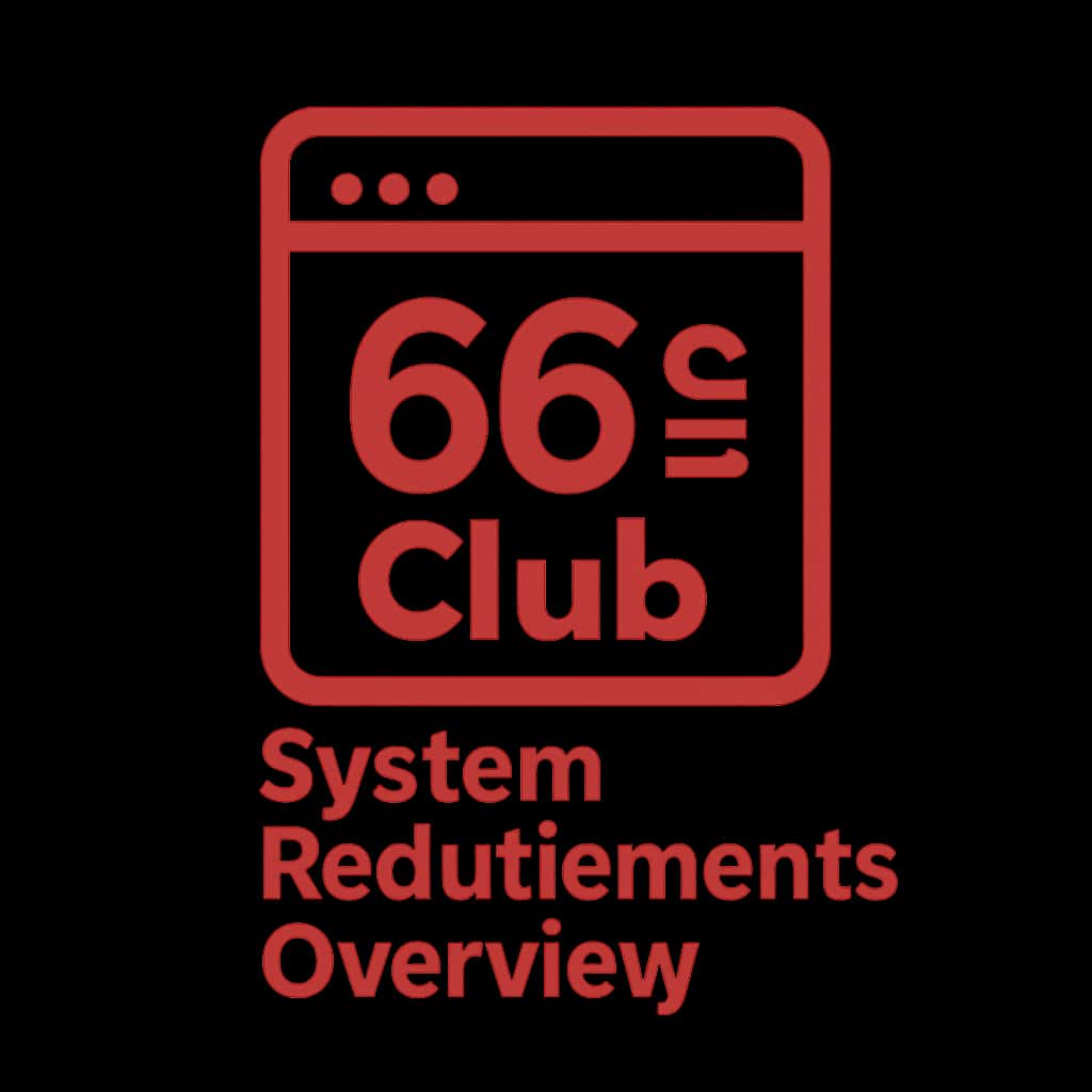 Icon representing 66 Club System Requirements Overview.